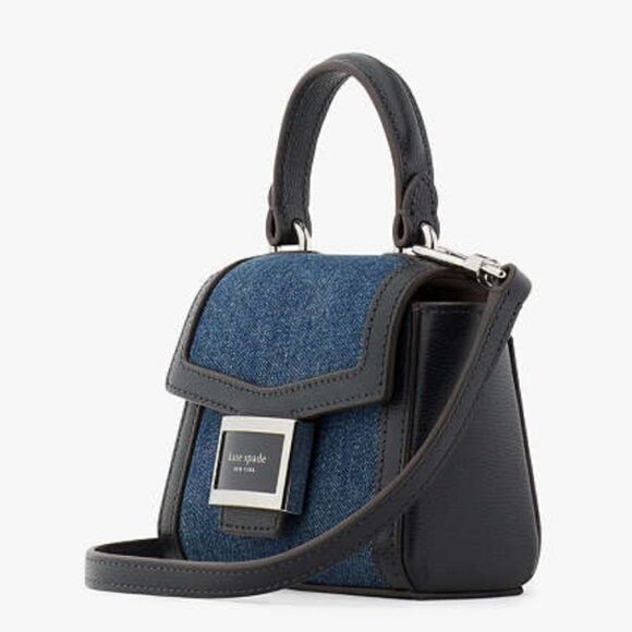 Katy Denim Micro Crossbody - Picture 2 of 5